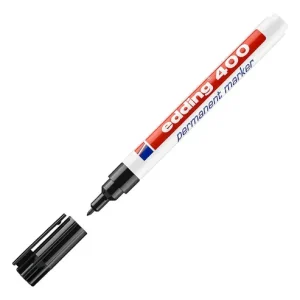 Marcador Permanente Recargable Edding 400 Color Negro