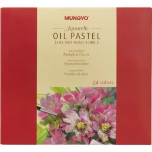 Pasteles Oleos Acuarelables Mungyo Caja X 24 Colores Al Agua Color Del Óleo Surtido