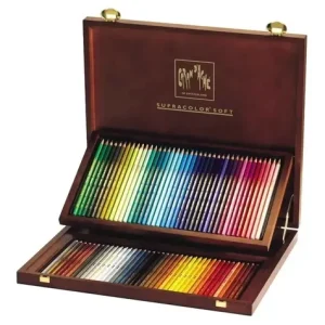 Caran Dache Lapices Acuarelables Prismalo Caja Madera 80