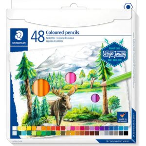 Lápices De Colores Staedtler 48 Unidad Núcleo Suave Ideal Para Arte Y Dibujo