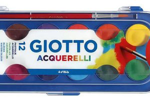 Acuarelas Giotto X 12 + Pincel