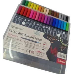 Marcadores Dual Art Brush Pens X 36 Colores Giorgione