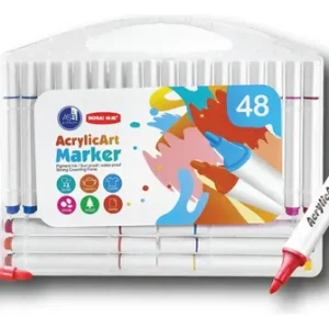Marcadores Acrílicos Norai 48 Colores Cerámica Madera Papel