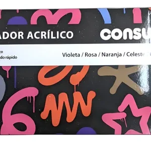 Set De 6 Marcadores Acrilicos Consul Art Opaco